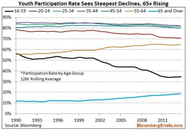 participation rate by age