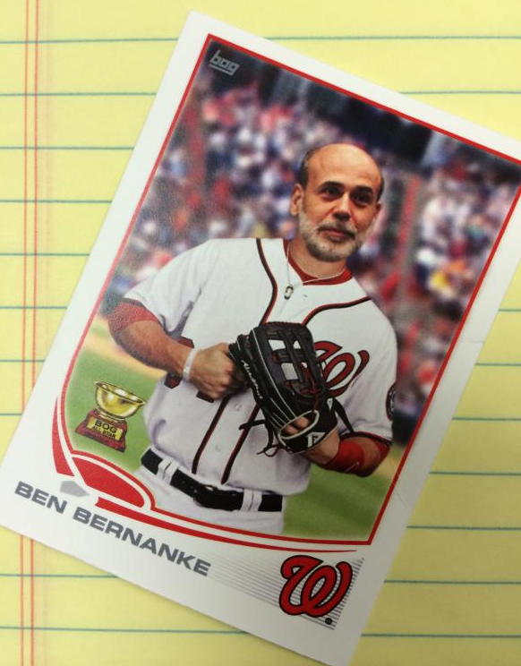 Bernanke baseball card
