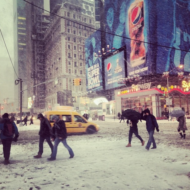 times square weather