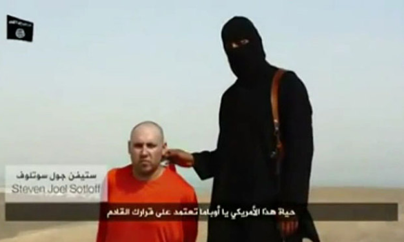 a man purported to be US journalist Steven Sotloff
