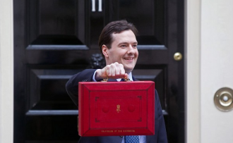 Osborne faces up to facts. Or is he off to do his shopping ?