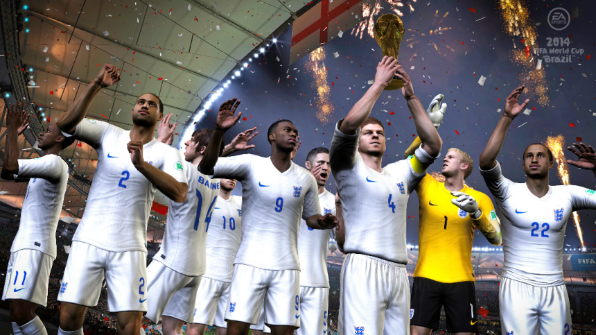 England World Cup Video game