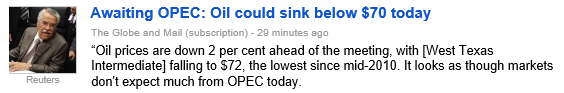 OPEC headlines