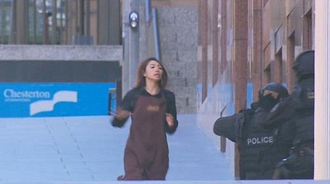 Elly Chen, one of the five escaped runs to freedom