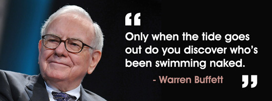 Warren Buffett swimming naked