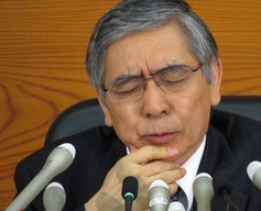 Kuroda- looking about as interested as I am in what he has to say
