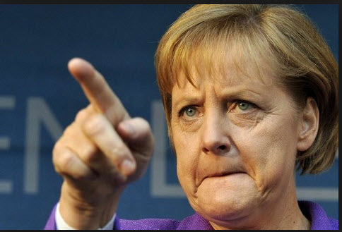 Merkel - knows where to point the finger of blame when it comes to Greek debt issues