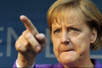 angry merkel