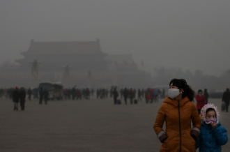 China air pollution April 23, 2013