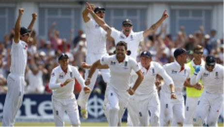 england win first test