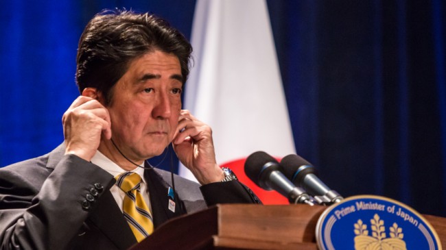 Japanese PM Shinzo Abe 2013