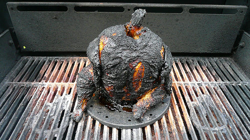 Burnt turkey