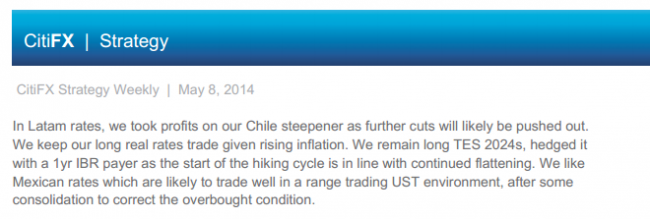 Citi FX strategy weekly 14