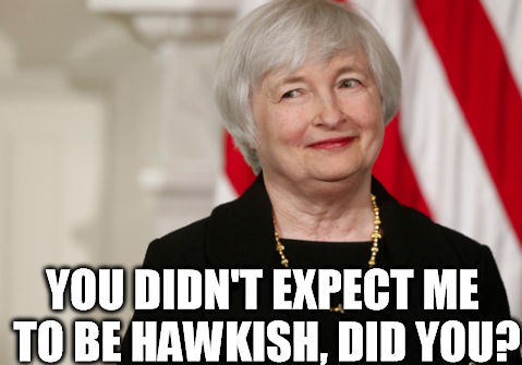 yellen hawkish