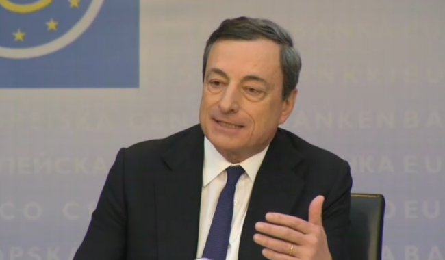 Draghi in a frank exchange with Die Zeit