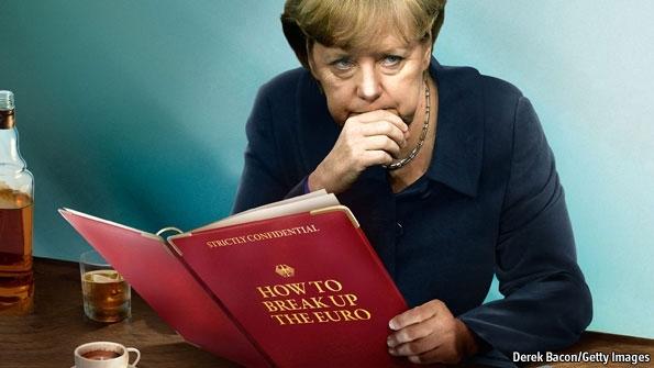 Merkel - Doesn't see the euro dicing with destiny