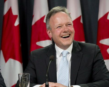 The governor of the Bank of Canada, Stephen Poloz