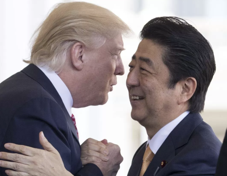 US President Trump says the US has reached an initial trade agreement regardingtariff barriers with Japan