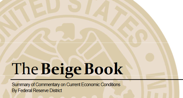 Comments in the Fed's Beige Book