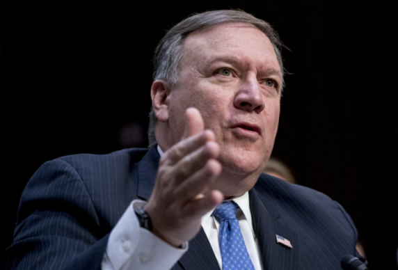 US Secretary of state Pompeo says the US will take every actionconsistent with its sanctions to prevent Iranian tanker fromdelivering oil to Syria
