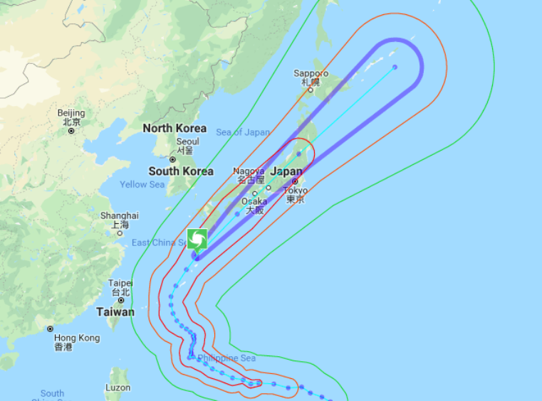 Typhoon Trami Set To Hammer Japan - 