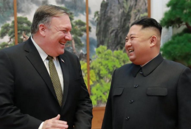 Comments from Pompeo in iran and north korea