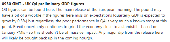 GBP GDP preview