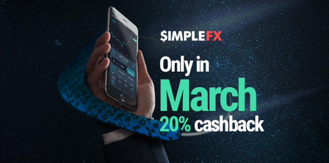 Use the SimpleFX March Madness cashback promo