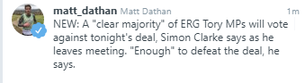 Comment from the ERG's Simon Clarke