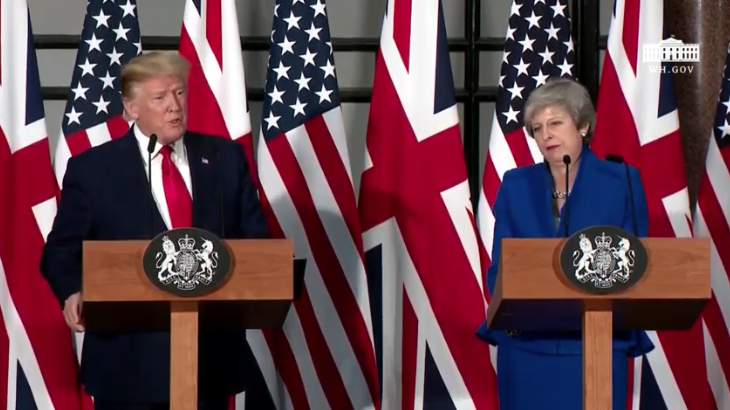 Trump and May