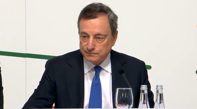 Comments from Draghi: