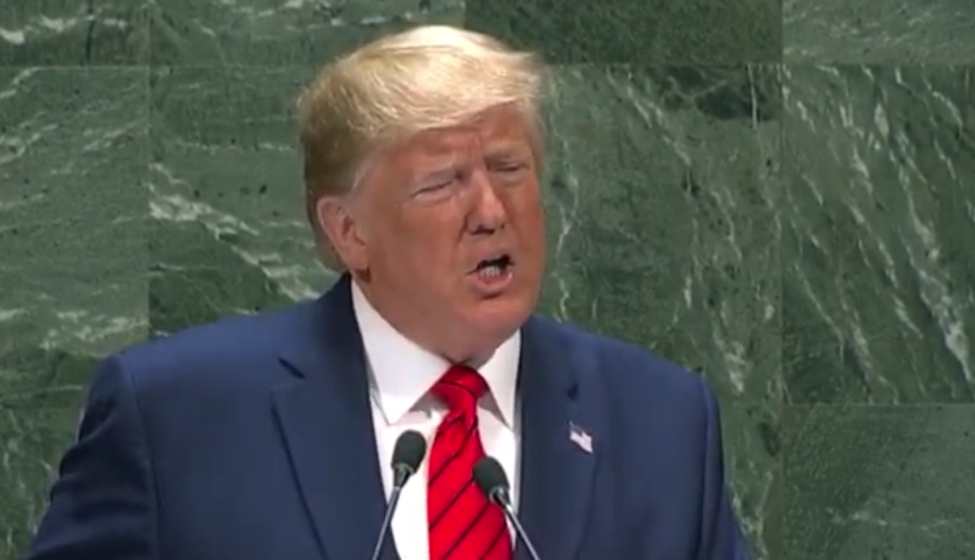 Trump on China at the UN