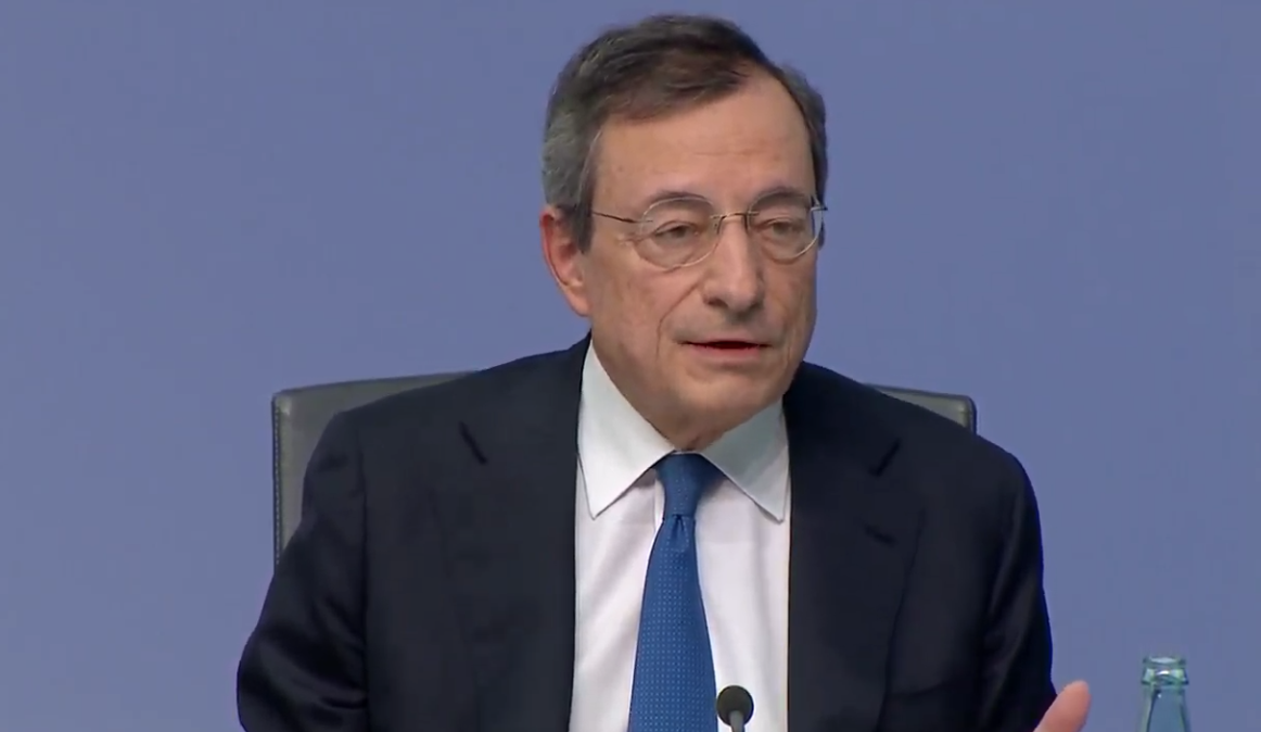 Draghi answers questions from reporters on Oct 24, 2019: