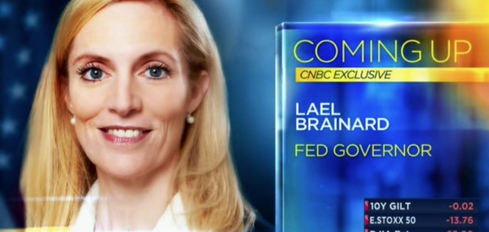 Fed Governor to speak on TV