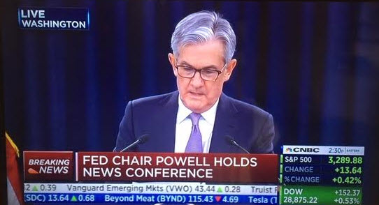 Fed's Powell begins press conference..