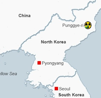 A small natural earthquake was detected in North Korea today.
