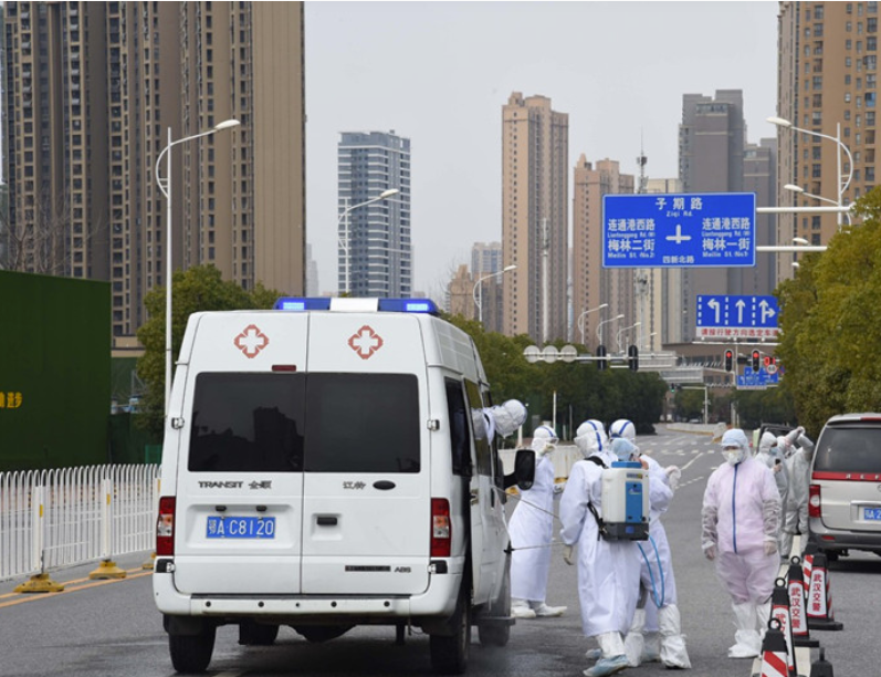 Wuhan was the epicentre of the coronavirus pandemic in China. Its a big city, with a population of around 11m people. 