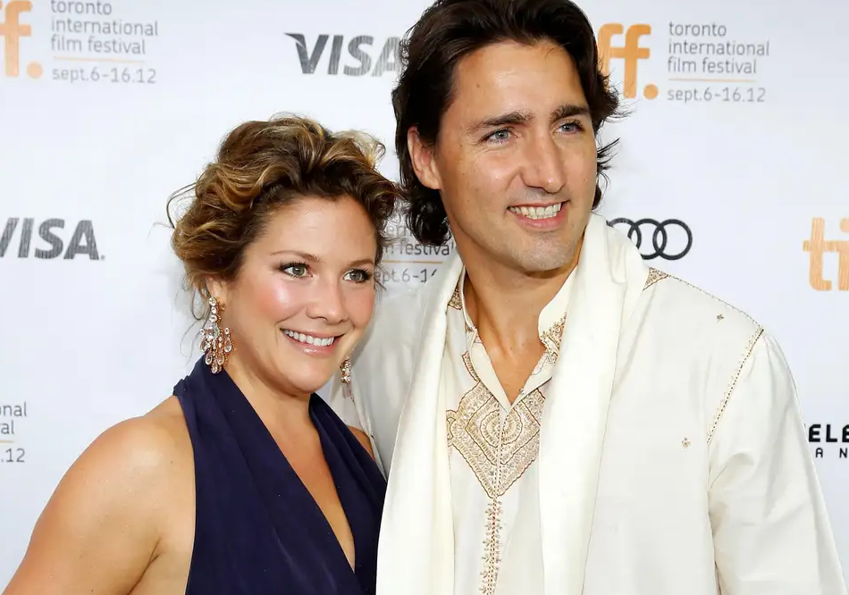 Trudeau  and wife