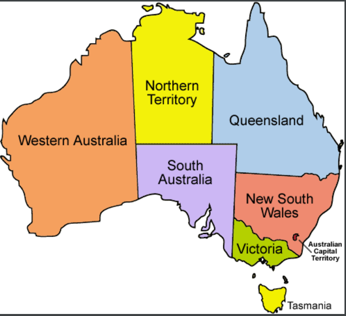 Australia states 