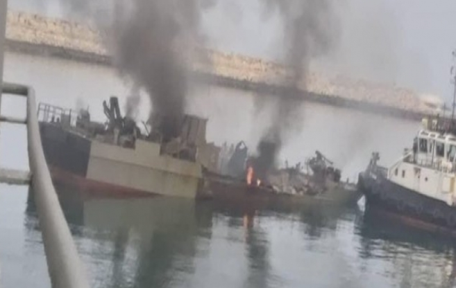 You'll recall the event,  an Iranian Navy Ship shooting another Iranian Navy vessel - initial reports suggest the missile firing was a mistake