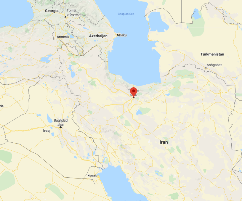 Massive explosion near Tehran.
