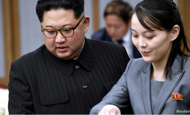 NK state media carrying comments from Kim Yo Jung, sister of dictator Kim Jong Un.
