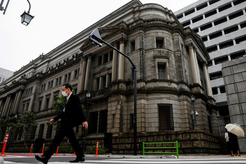 Bank of Japan says that while the economy is picking up risks from a resurgence in COVID-19 remain and continue to warrant attention