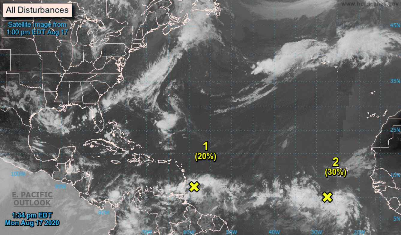 Two disorganized systems bear watching