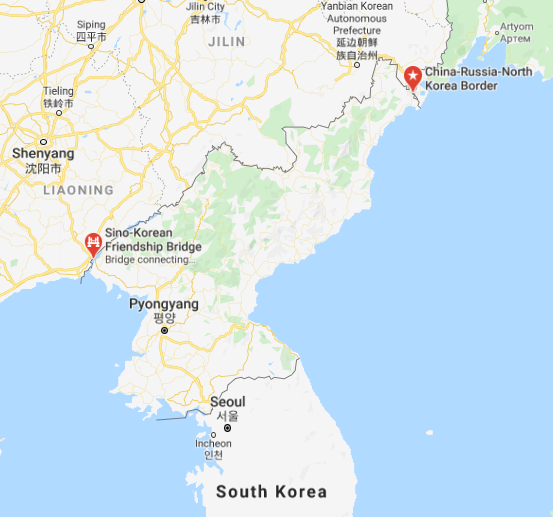 North Korea china border