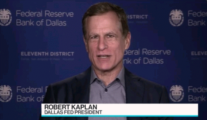 Federal Reserve Dallas branch President Robert Kaplan will be speaking on Wednesday this week, August 4. 