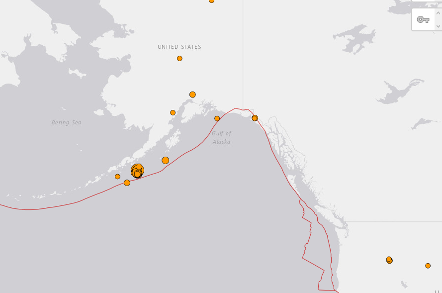 Second earthquake hits near Alaska in as many days