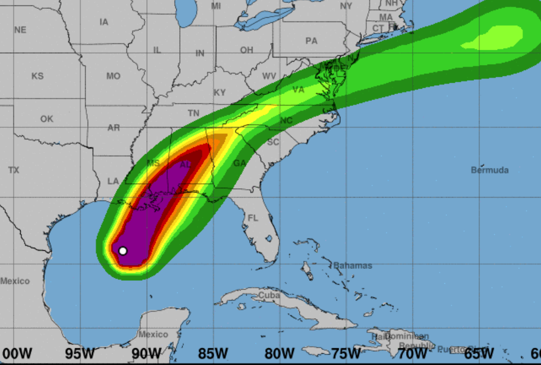 Hurricane Zeta Grows Into Category 2 Storm As It Nears Gulf Coast