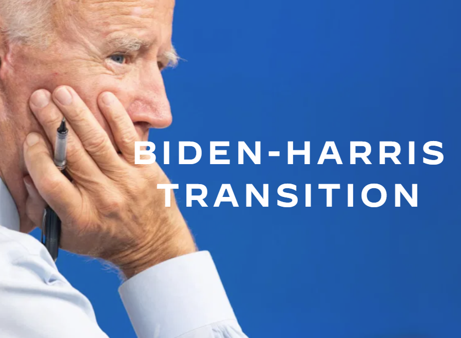The what appears to be inevitable president-elect Joe Biden is making preparations already.