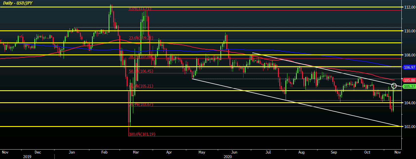 USD/JPY D1 10-11